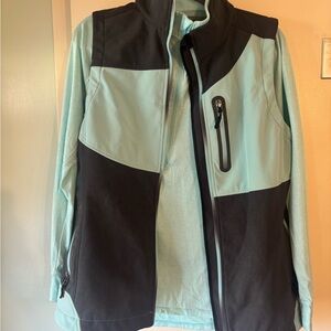 Under Armour Women's Black and Light Blue Vest